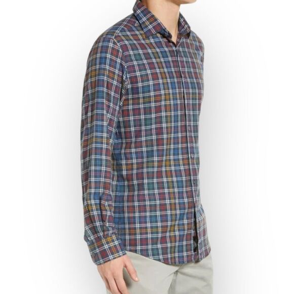 Rodd‎ & Gunn Men’s NWT Hilderthorpe Long Sleeve in Chambray Treeline Ridge XXL - Picture 11 of 11